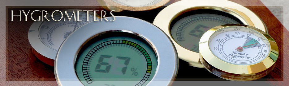 Caliber 4R Digital Cigar Hygrometer with Thermometer