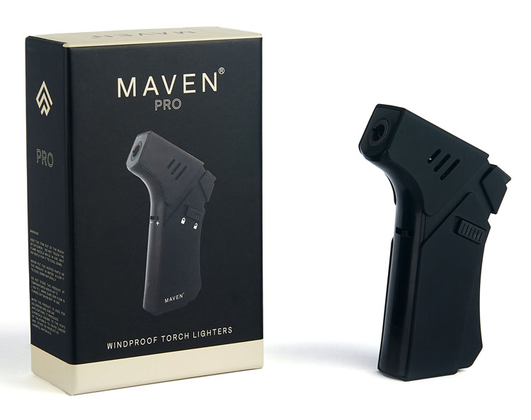 Maven Pro (Black) - Handheld Modern GUN Style Torch (Black)