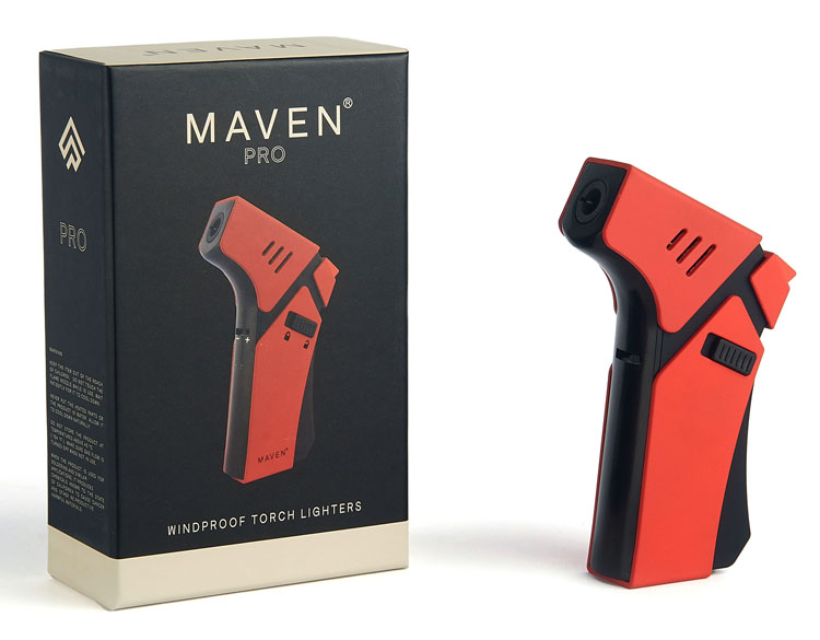 Maven Pro (Red) - Handheld Modern Gun Style Torch (Red)