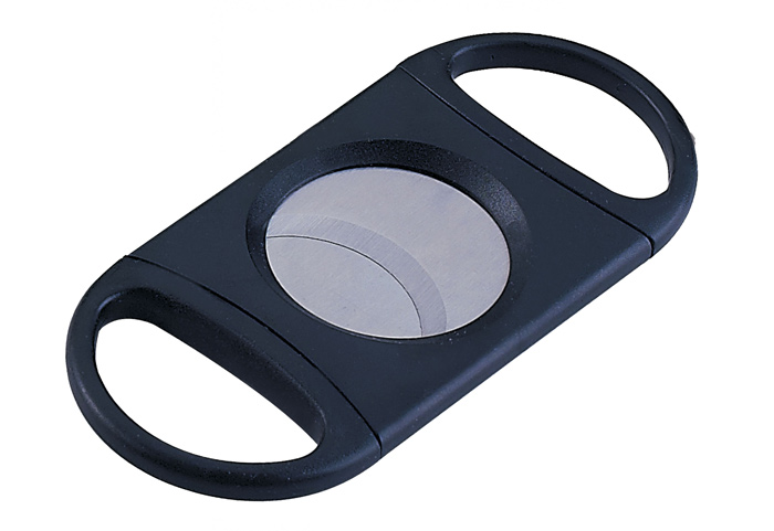 Large Guillotine Cigar Cutter (80 RING) - Guillotine Cutter - Double Blade - Plastic (80 RING Gauge)