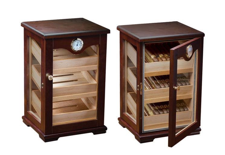 Milano - 125 Count Cigar Countertop Display Humidor w/ Trays